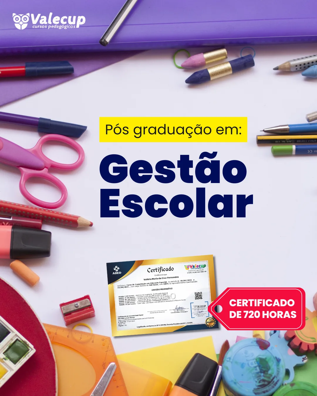 Pós-graduação em Gestão Escolar