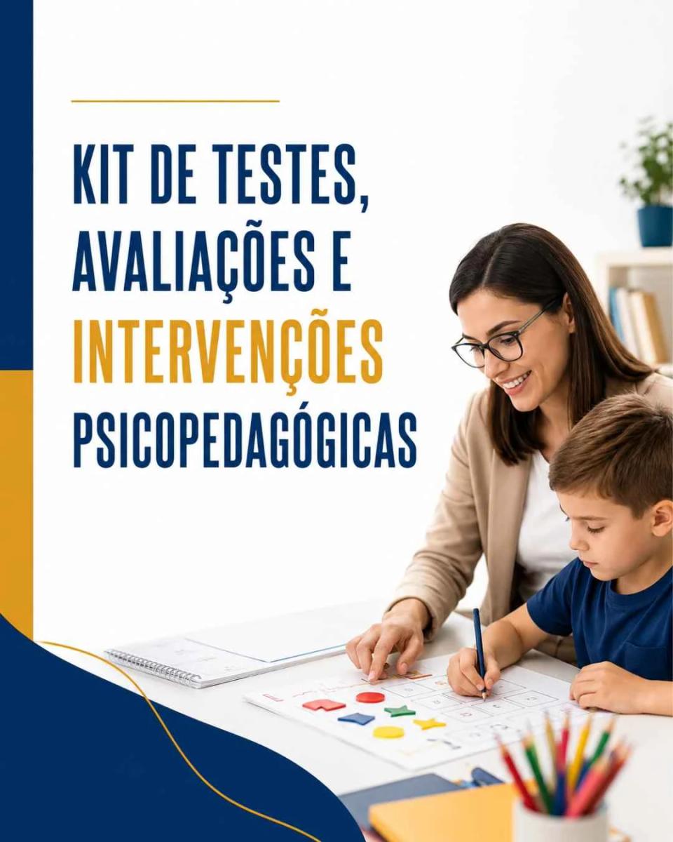 Kit de Testes, Avaliações e Intervenções Psicopedagógicas