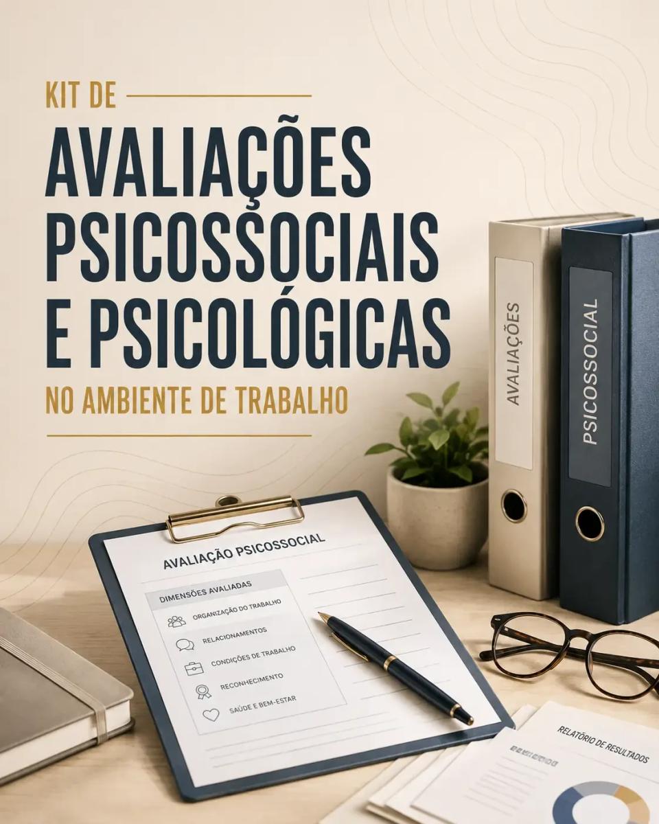 Kit de Avaliações Psicossociais e Psicológicas no Ambiente de Trabalho