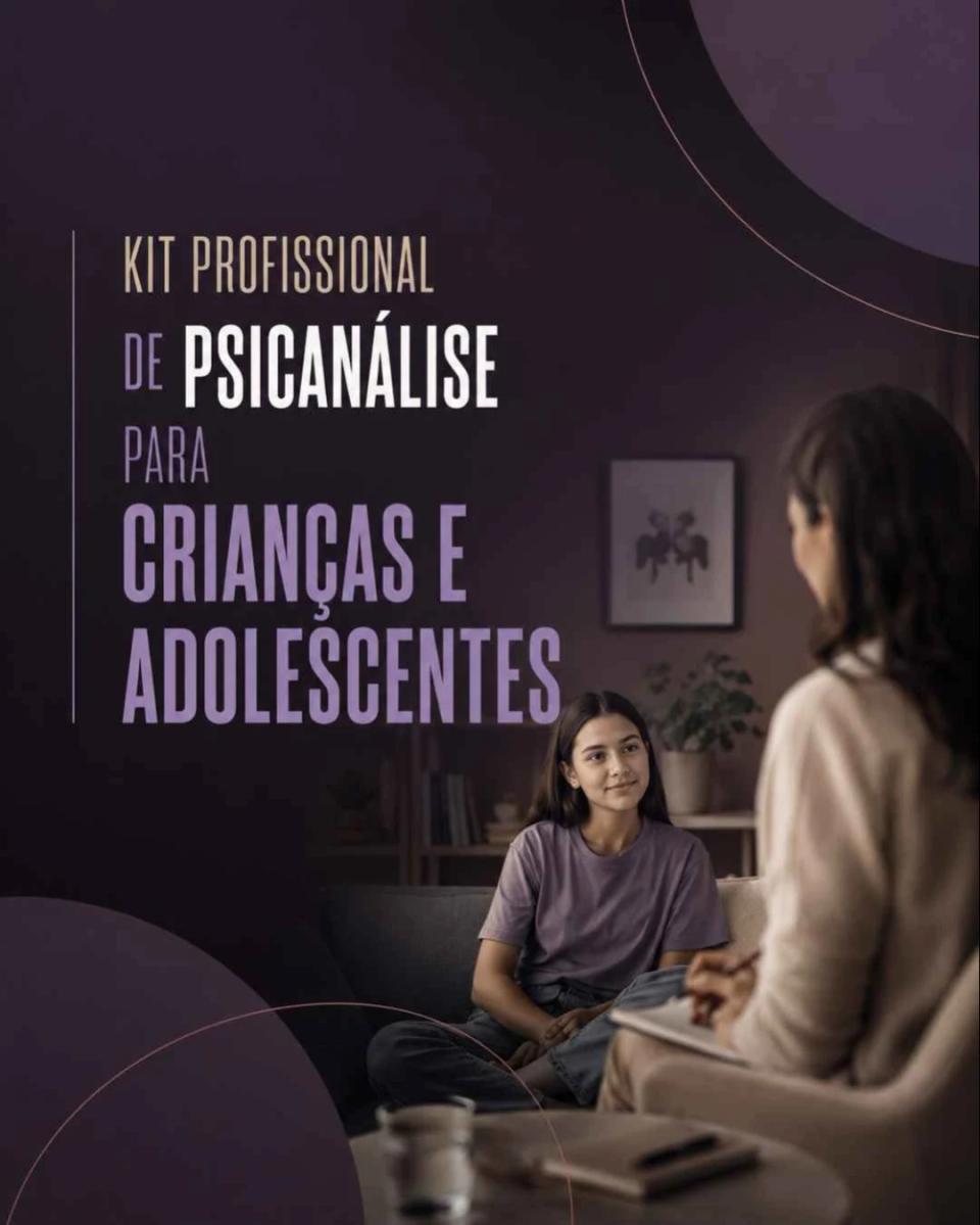 Kit Profissional de Psicanálise para Crianças e Adolescentes