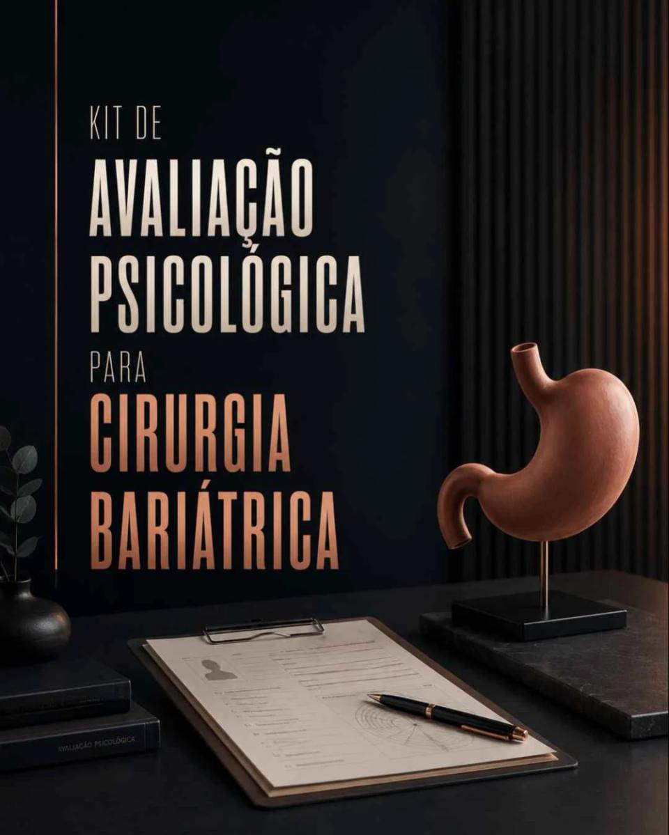 Kit de Avaliação Psicológica para Cirurgia Bariátrica - Do Pré ao Pós