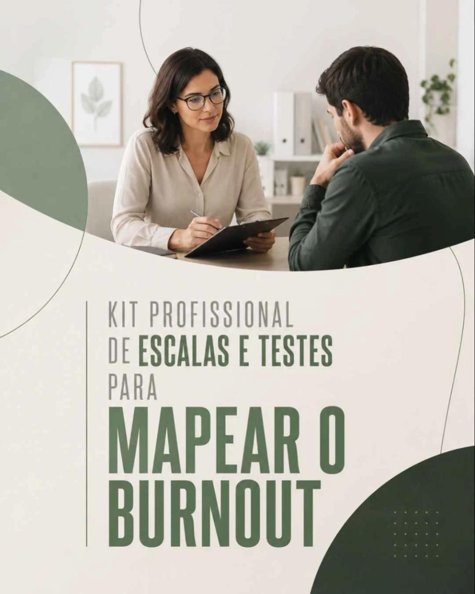 Kit Profissional de Escalas e Testes para mapear o Burnout